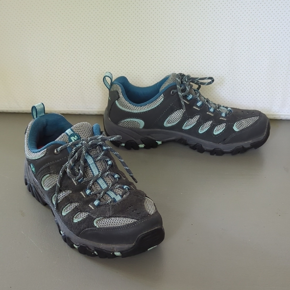 Merrell Ridgepass scarpe da trekking sneakers granito guscio d'uovo taglia 8 5